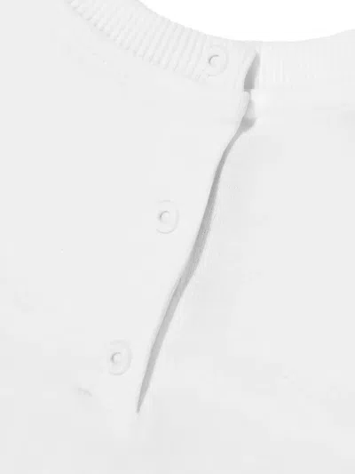 Balmain Button Logo Top In White