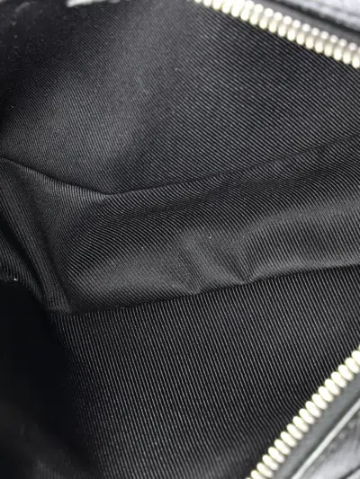 Pre-owned Louis Vuitton Outdoor Bumbag Monogram Taigarama Belt Bag In Black