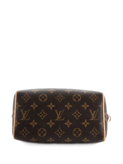 Pre-owned Louis Vuitton Speedy Bandouliere Bag Monogram Canvas 20 Crossbody Bag In Brown