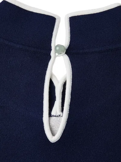 Shanghai Tang Tang Qipao Top In Blue