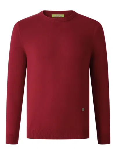 Shanghai Tang Tang Shou Sweater In Red