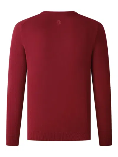 Shanghai Tang Tang Shou Sweater In Red