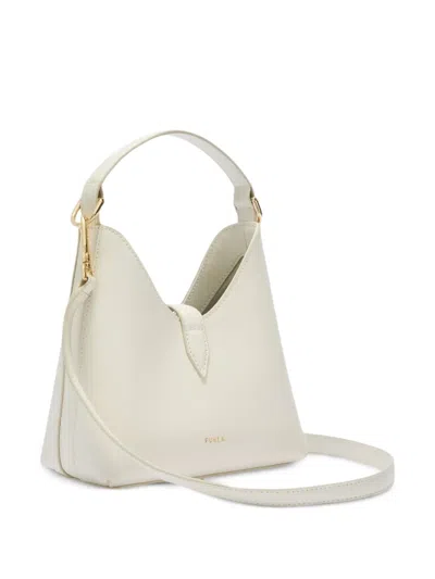Furla Iride Borsa Mini M Panna Bianco Pelle Stampata Donna In White