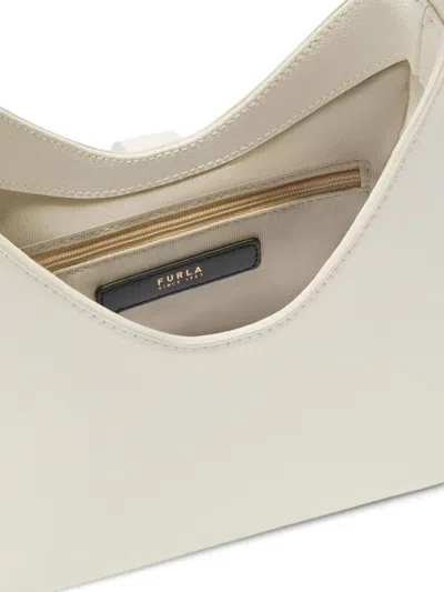 Furla Iride Borsa Mini M Panna Bianco Pelle Stampata Donna In White