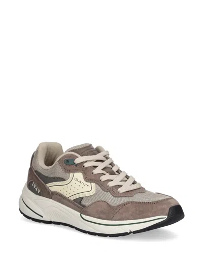 Gant 1949 Panelled Sneakers In Brown