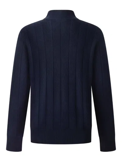 Shanghai Tang Tang Buttoned Cardigan In Blue