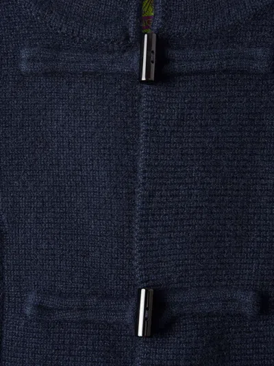Shanghai Tang Tang Buttoned Cardigan In Blue