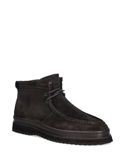 Gant Lace-up Panelled Boots In Multi