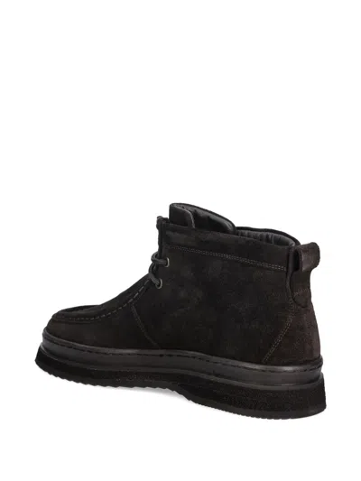 Gant Lace-up Panelled Boots In Multi