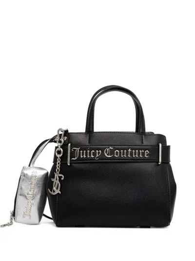 Juicy Couture Top-handle Logo Charm-detail Tote Bag In Black