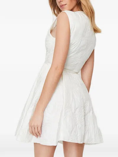 Moncler Orchid Sleeveless Mini Dress In White