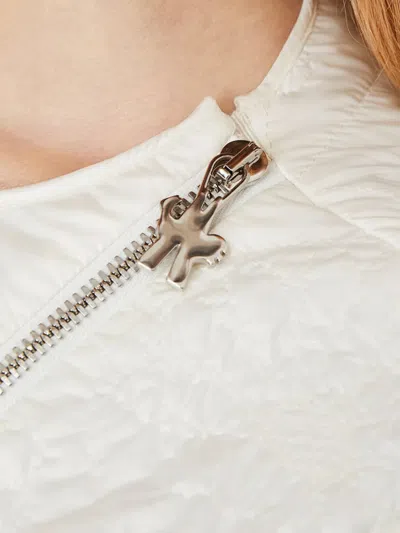 Moncler Orchid Sleeveless Mini Dress In White