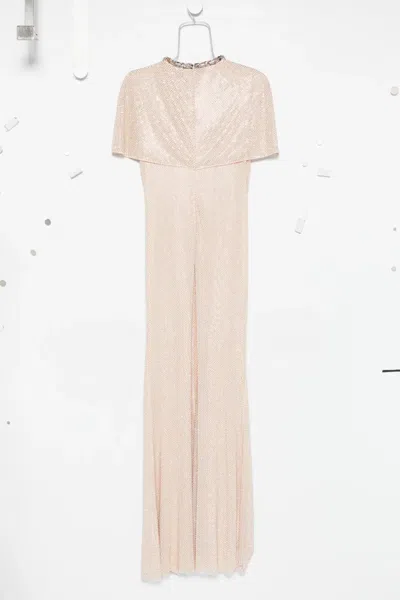 缀饰垂坠超长连衣裙