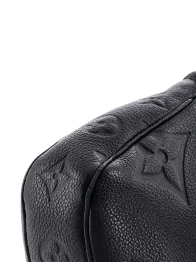 Pre-owned Louis Vuitton Multi Pochette Accessoires Monogram Empreinte Giant Crossbody Bag In Black