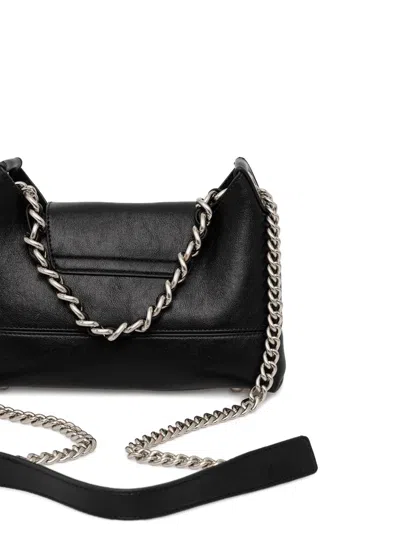 Juicy Couture Chain Logo Shoulder Bag In Black