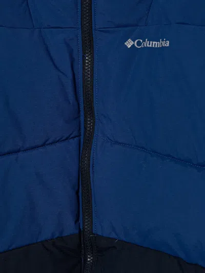 Columbia Arctic Blast Ii Hooded Colour-block Ski Jacket In Blue