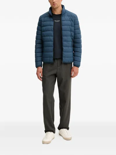 Marc O'polo Quilted Jacket In Blue