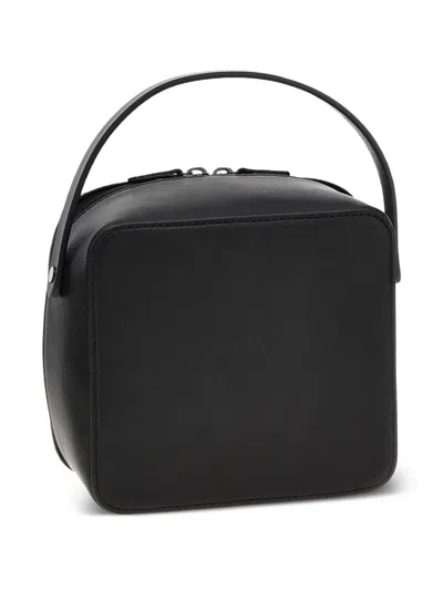 Auralee Square Crossbody Bag Adjustable Strap In Black