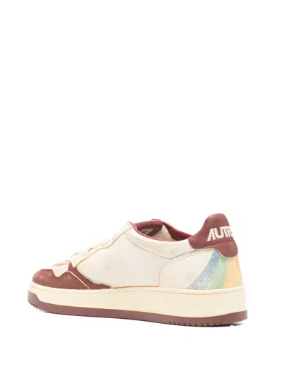 Autry Rainbow Panel Trainers In Animal Print
