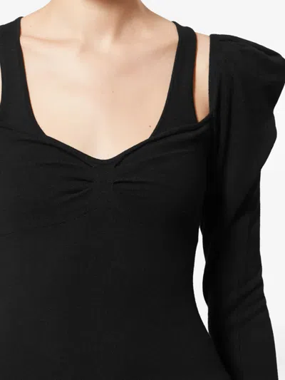 Isabel Marant X Sielle Puff Sleeve Pullover In Black