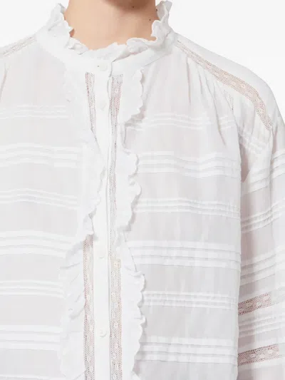 Isabel Marant Étoile Peline Ruffled Shirt In White