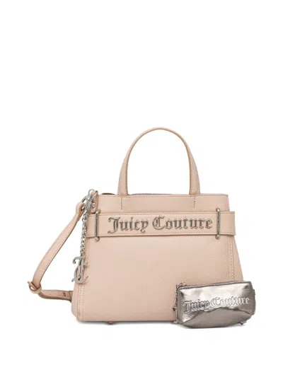 Juicy Couture Jasmine Top-handle Logo Tote Bag In Neutral