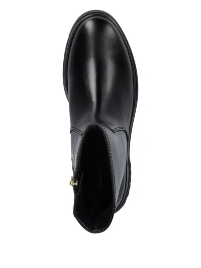 Gant Zip Lug-sole Boots In Black