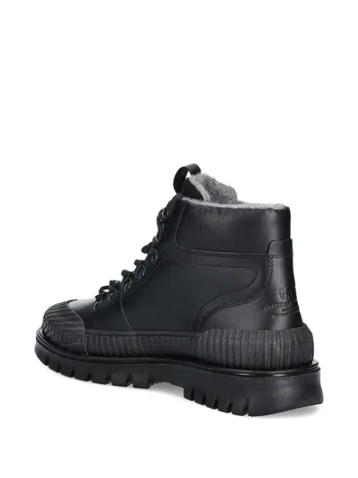 Gant Lace-up Lug-sole Boots In Animal Print