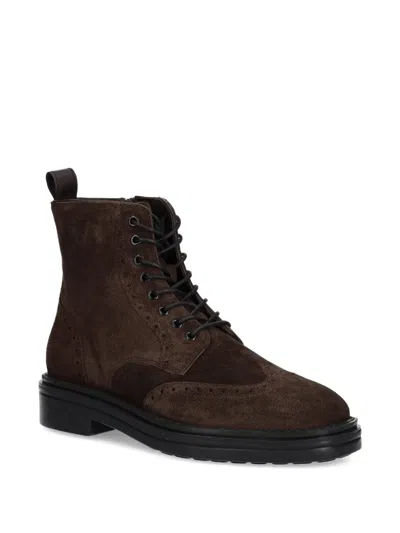 Gant Lace-up Wingtip Boots In Multi