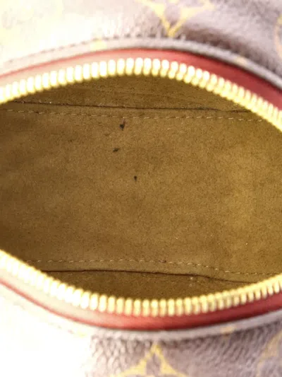 Pre-owned Louis Vuitton Boite Chapeau Souple Bag Monogram Canvas Pm Crossbody Bag In Brown