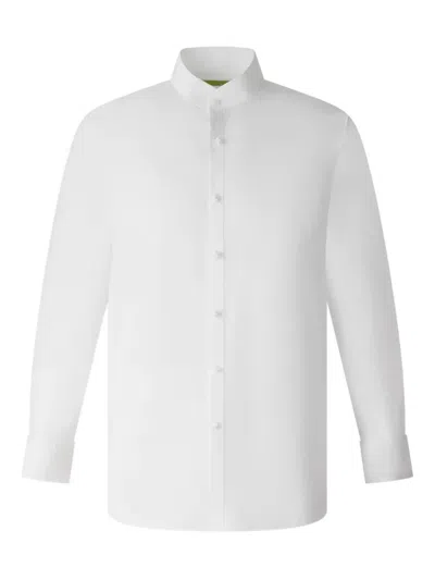 Shanghai Tang Tang Cotton Shirt In White