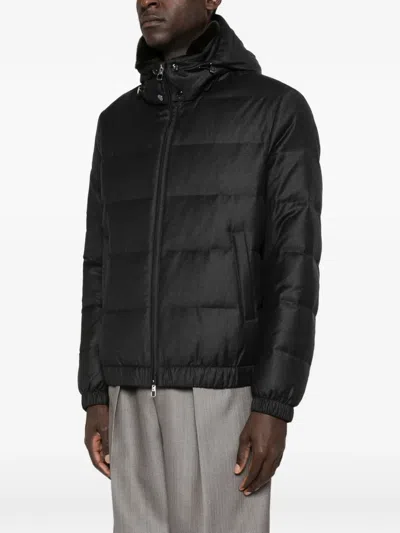 Montecore Fur Collar Padded Jacket In Multi