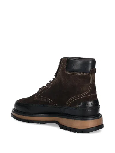 Gant Clafton Lace-up Panelled Boots In Multi