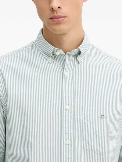 Gant Pocket Striped Shirt In Blue