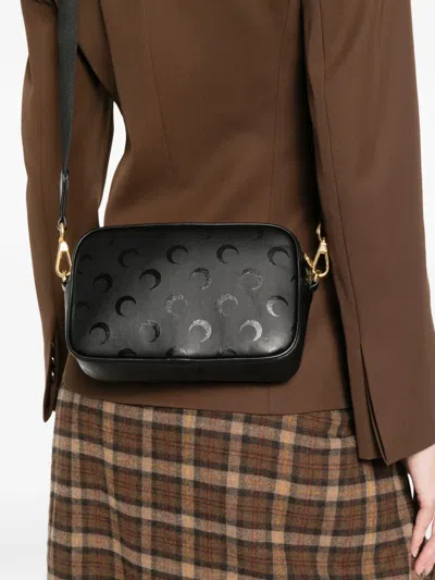 Marine Serre Moon Print Satchel In Pink