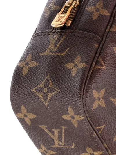 Pre-owned Louis Vuitton Trousse Toiletry Monogram Canvas 23 Pouch In Brown