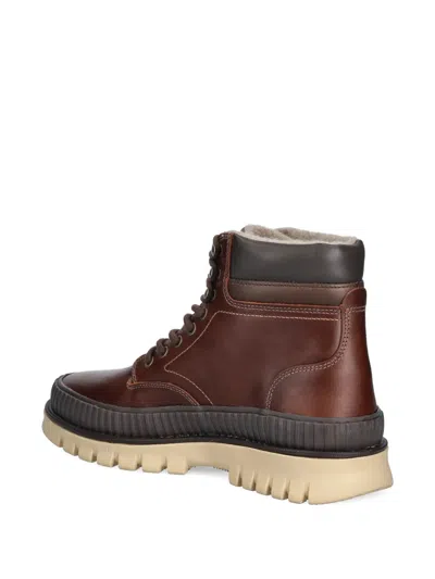 Gant Lace-up Lug-sole Boots In Multi