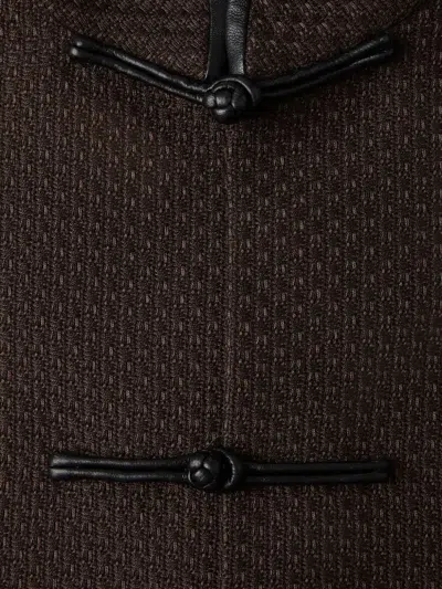Shanghai Tang Frog-button Jacket In Brown