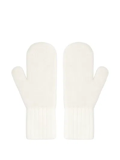 Canada Goose Soft Alpaca Yarn Winter Mittens In Neutral