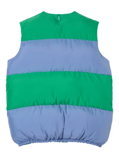 Sunnei Puffy Gilet In Green