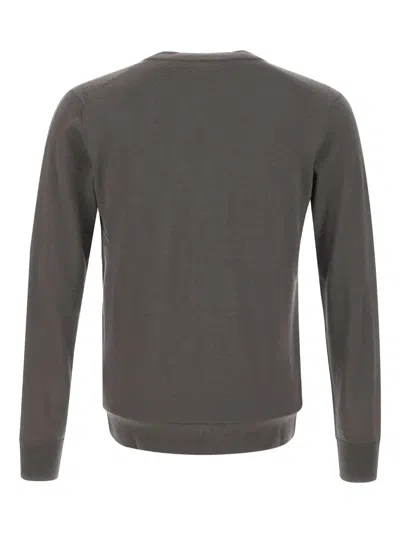 Paolo Pecora V-neck Button-up Cardigan In Gray