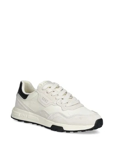 Gant Panelled Sneakers In Neutral