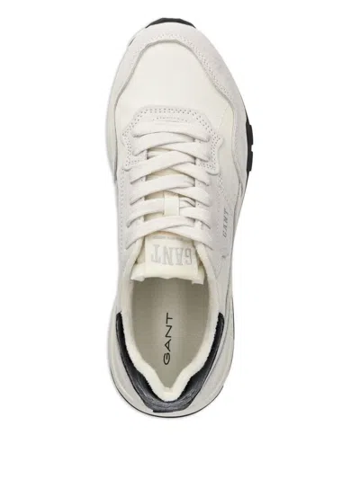 Gant Panelled Sneakers In Neutral