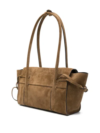 Mulberry Small Bayswater Flap-top Tote Bag In Brown