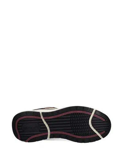 Gant Jaybro Panelled Lace-up Sneakers In Brown