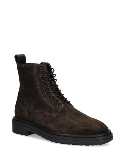 Gant Lace-up Side-zip Boots In Multi