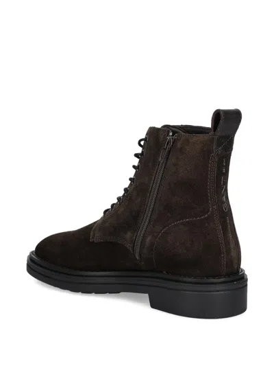 Gant Lace-up Side-zip Boots In Multi