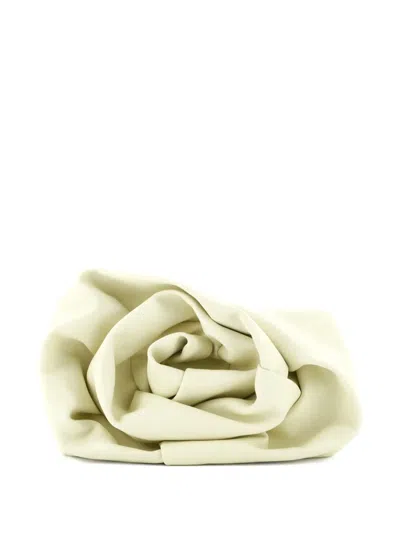 Pre-owned Burberry Rose Leather Clutch Bag In Neutral