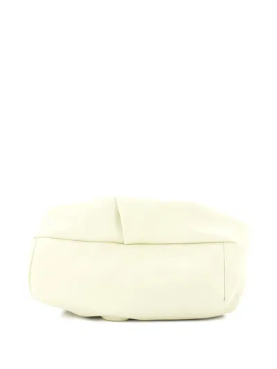 Pre-owned Burberry Rose Leather Clutch Bag In Neutral