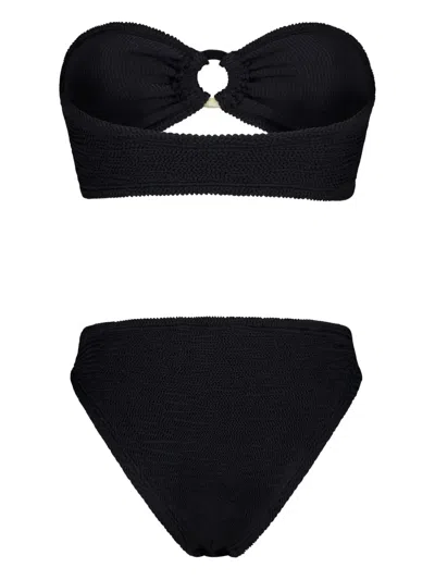 Paramidonna Chloe Ring-detail Bikini In Black